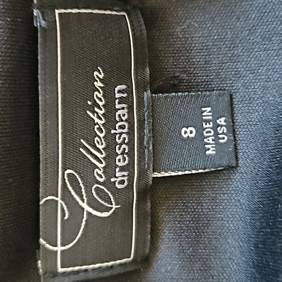 Dressbarn black sleeveless one shoulder stretchy dress-8 - Picture 6 of 9